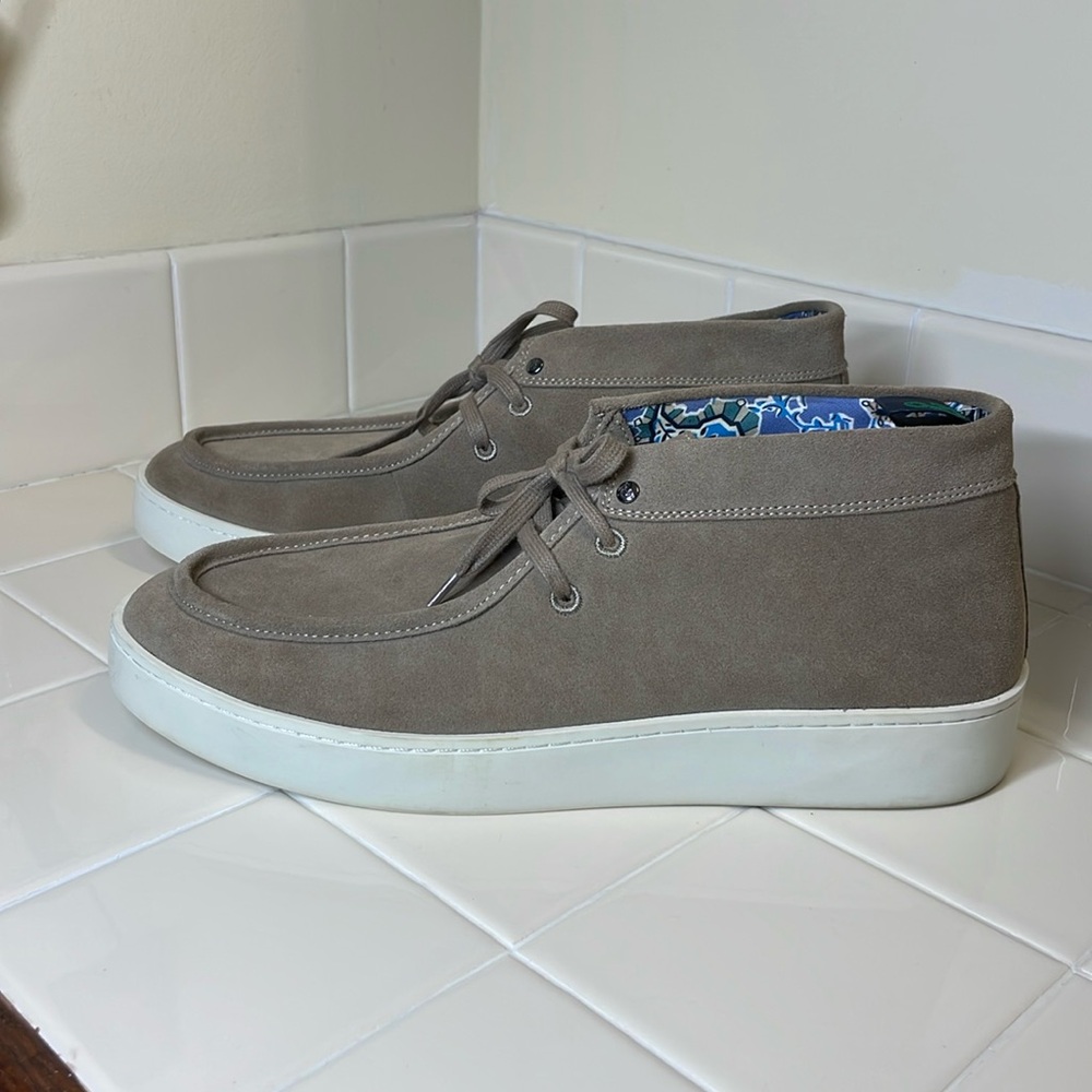 Paisley & Gray Ave Suede Chukka Boot, Brown/Gray Taupe Size 12 VGUC